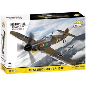 Konstruktorius, lėktuvas Cobi Historical Collection Messerschmitt Bf-109F 5873, 123 vnt., žalia sp.