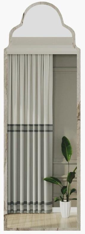 Veidrodis Kalune Design Sahmaran, pastatomas/kabinamas, 50 cm x 160 cm, marmuro sp.