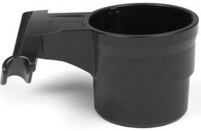 Puodelio laikiklis Helinox Plastic Cup Holder, 8 cm, juoda sp.