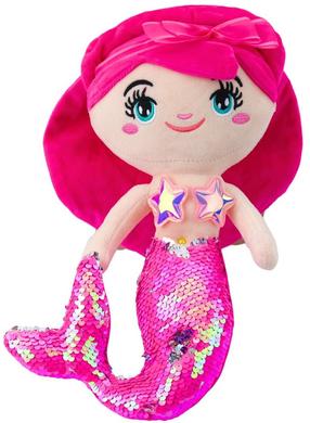 Pehme mänguasi Lean Toys Mermaid, roosa v., 30 cm