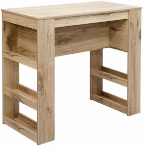 Baro stalas Home4you Hannes, ruda sp., 110 cm x 50 cm x 100 cm