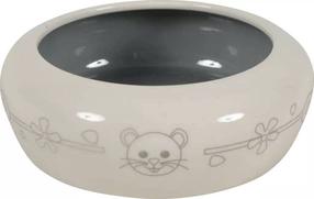 Näriliste kauss Zolux Ceramic Bowl, 13 cm x 13 cm x 4.7 cm, 0.25 l, pruun v.