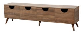 TV galds Kalune Design Four Seasons, valriekstu krās., 35 cm x 180 cm x 50 cm