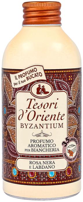 Skalbinių aromatizatorius Tesori d'Oriente Byzantium Rosa Nera E Labdano, skystas, 0.25 l