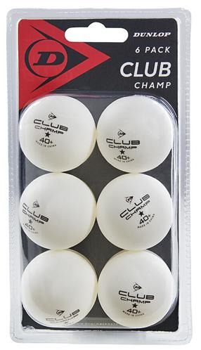 Galda tenisa bumbiņa Dunlop, 40 mm, 6 gab.