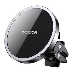 Auto telefona lādētājs Joyroom Qi wireless car charger phone holder, Qi Wireless, melna krās.