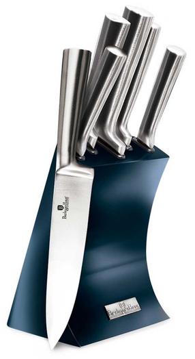 Virtuvinių peilių komplektas Berlinger Haus Metallic Line Aquamarine Edition BH-2452, 6 vnt.