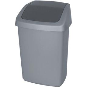 Мусорное ведро Curver Swing Top, серый цв., 50 л, 66.8 см x 40.6 см