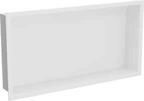 Įleidžiama sieninė lentyna Mexen X-Wall-R, 10 cm x 30 cm x 60 cm, balta sp.