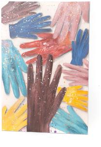 Paveikslas Amadeus Mains Colorees, 60 cm x 90 cm