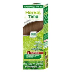 Kраска для волос Energy Of Vitamins Herbal Time, капучино цв., 2