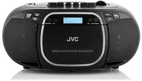 Магнитола JVC CD RCE561B, 3 Вт, черный цв.