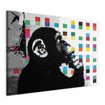 Reprodukcija Artgeist Banksy The Thinker Monkey N6344XSPWD, 30 cm x 20 cm