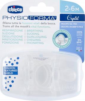 Luttide komplekt Chicco Physio Crystal, 2 kuud, läbipaistev v.
