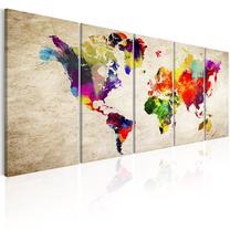Reprodukcija Artgeist World Map: Painted World N6861-DKX, 200 cm x 80 cm