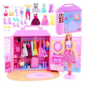 Lėlė su priedais Anlily Beautiful Dress Room 2228, 30 cm, įvairių spalvų