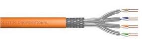 Tīkla kabelis Digitus CAT 7 S-FTP PiMF Installation Cable DK-1743-VH-D-1, 100 m, oranža krās.