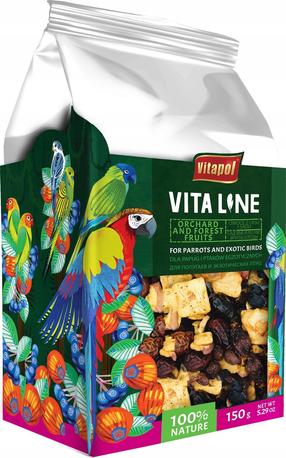 Sausas maistas Vitapol Vitaline, didelėms papūgoms, 0.15 kg