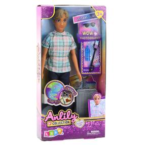Lėlė su priedais Lean Toys Anlily Leisure Time, 30 cm, įvairių spalvų