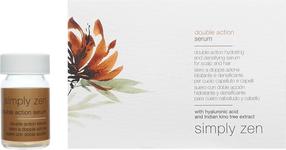 Matu serums, komplekts Simply Zen Double Action Density & Vitality, 12 gab., 5 ml