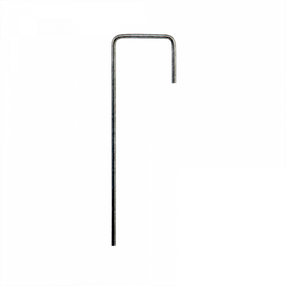 Tvirtinimo smeigtukas-inkaras Bradas J Form, 20 cm x 3 cm, 20 cm, galvanizuotas plienas, sidabro sp., 100 vnt.