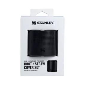 Termosa piederumu komplekts Stanley Quencher, 1.18 l, melns krās.