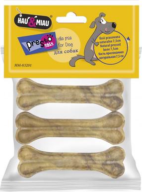 Skanėstas šunims Hau&Miau HM-83201, karvės oda, 0.075 kg, 5 vnt.