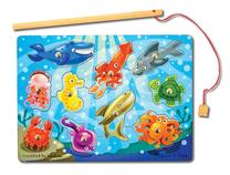 Magnetinis žaislas Melissa & Doug Magnetic Fish, įvairių spalvų