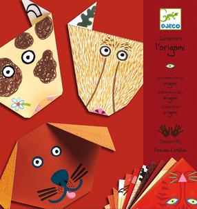 Papīra figūru izgatavošanas komplekts Djeco origami animals