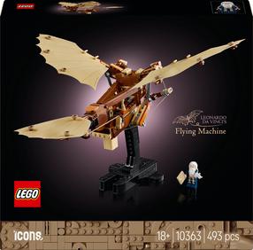 Konstruktor LEGO® Icons Leonardo da Vinci lennumasin 10363, 493 tk