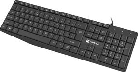 Vadu datora tastatūra Natec Nautilus NKL-1950, EN, melna krās.