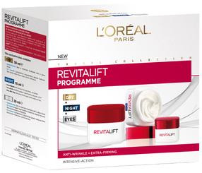 Sejas kopšanas līdzekļu komplekts sievietēm L’Oréal Paris Advanced Revitalift Program, 115 ml, 30+