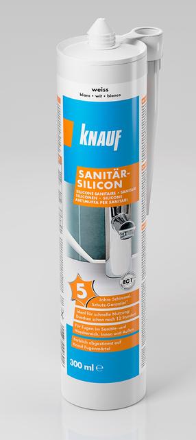 Silikonas Knauf, 300 ml, balta sp.