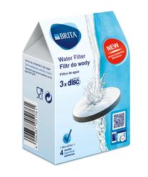 Ūdens filtrs Brita MicroDisc, 150 l, balta krās./melna krās., 3 gab.