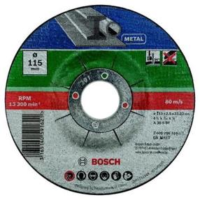 Pjovimo diskas kampiniam šlifuokliui Bosch, 115 mm x 2.5 mm x 22.23 mm, 5 vnt.