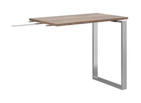 Rašomasis stalas Nevada, 85 cm x 56 cm, 77 cm, ąžuolo sp./sidabro sp.