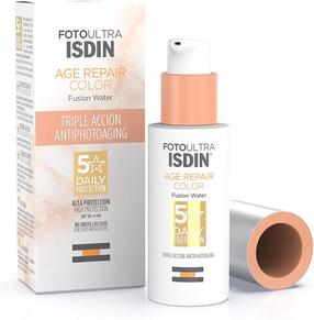 Līdzeklis iedeguma kopšanai sejai Isdin Photo Ultra Age Repair Color SPF50, 50 ml