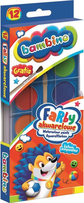 Krāsa akvareļu Bambino 5903235001857, 12 kr.