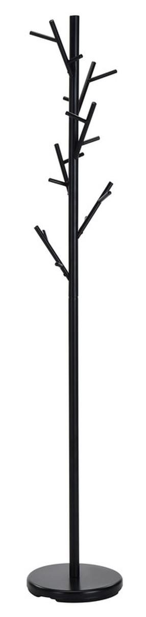 Drabužių kabykla W33, 176 cm, juoda sp.