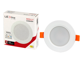 Светильник врезной LED Line Molly, 4000°К, LED, белый цв., 5 Вт