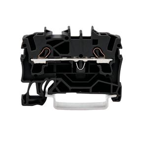 Соединение Wago 2-pole Terminal Block 2.5 MM2, 2.5 mm², черный цв.
