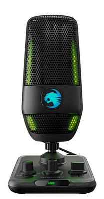 Kondensatorinis mikrofonas Roccat Torch Aimo RGB, juoda sp.