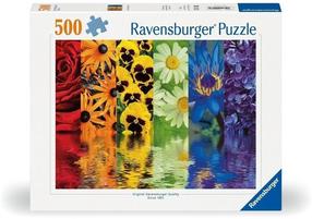 Dėlionė Ravensburger Floral Reflections, 36 cm x 49 cm, 500 vnt., įvairių spalvų