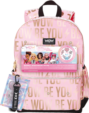 Детский рюкзак WOW generation WOW00065, розовый цв., 40 см x 30 см x 15 см