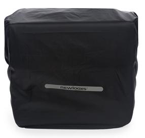 Pārsegs New Looxs Raincover Double Bag, poliesters, melna krās.