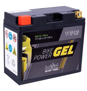 Akumuliatorius IntAct Bike Power GEL, 12 V, 10 Ah, 210 A