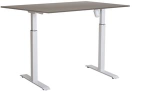 Kompiuterio stalas reguliuojamo aukščio Sun-Flex EasyDesk Adapt I, 160 cm x 80 cm, 70 - 118 cm, balta sp./pilka sp./smėlio sp.