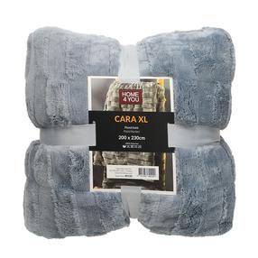 Pleds Home4you Cara XL, zila krās., 230 cm x 200 cm