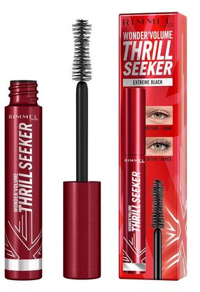 Ripsmetušš Rimmel London Thrill Seeker, 8 ml, must v. extreme black