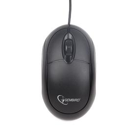 Juhtmega arvutihiir Gembird MUS-U-01, must v.